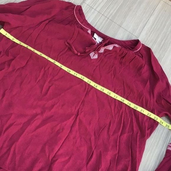 Embroidered Bell sleeves blouse Size XL - Picture 10 of 11